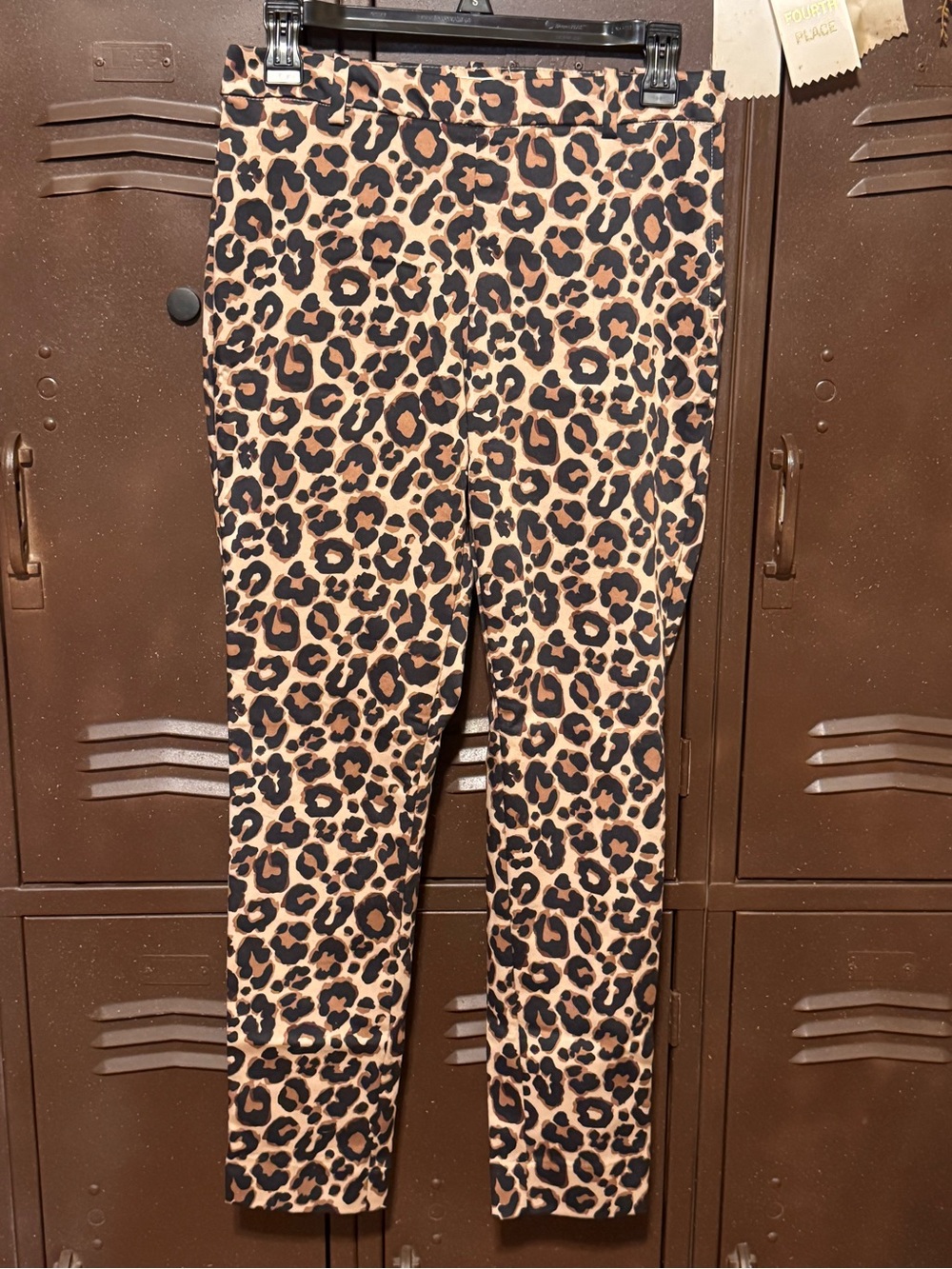 H&M Leopard Print Ankle Pants